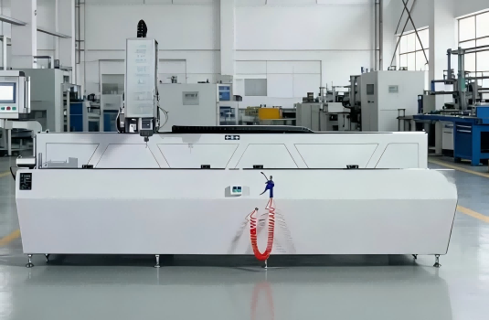 3+2 Axis CNC End Miller Aluminium Mullions | Fenestra & cortinam Wall Machinery