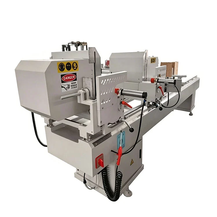 400mm Duplex Caput Secans vidit PVC Fenestra Profile Processing Equipment