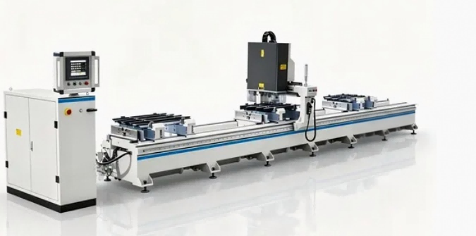 Aluminium 4-caput CNC Aluminium Velum Wall EXERCITATIO Machina