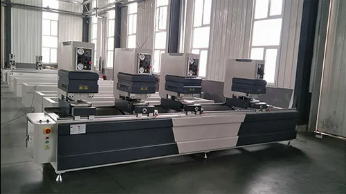 Industrial-Grade PVC UPVC LAETUS Fenestra Profile Lorem inconsutilem Welding machinae in IV Gravis Officium Capita