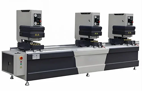 threeHead Seamless Welding Machina for PVC Ostia and Windows